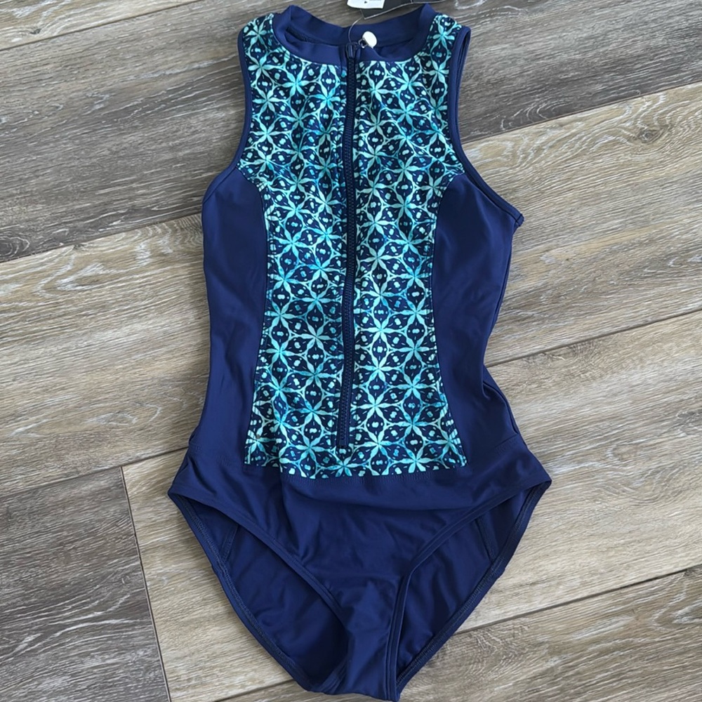 Next Jakarta Zip Front One Piece Swimsuit